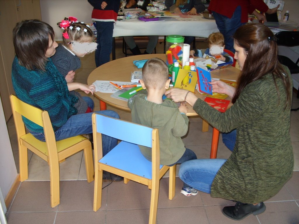 Animation des enfants : maison d'accueil