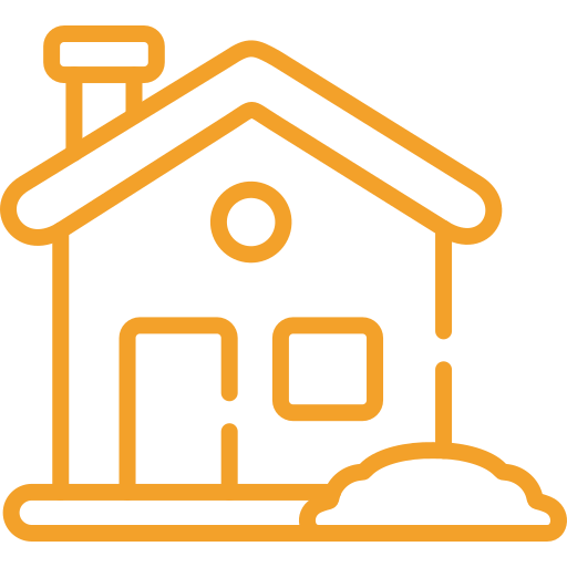 Pictogramme maison d'acceuil